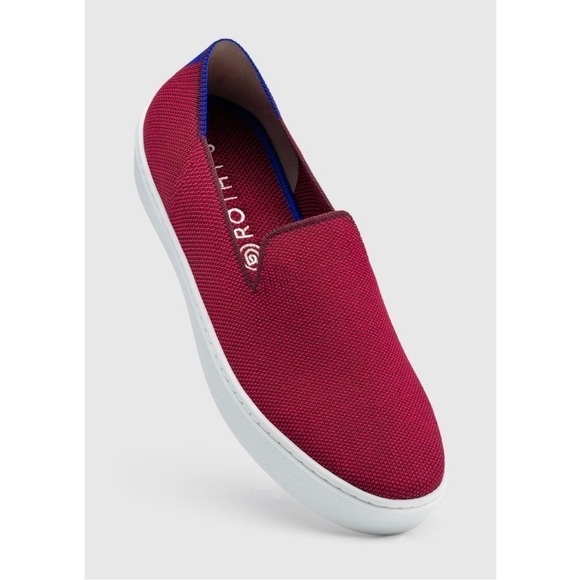 Rothy's Slip On Red Garnet Retired Sneaker 12‎ - Picture 2 of 10